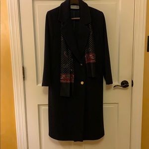 Forecaster Navy wool coat